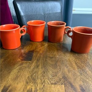 4 Fiesta Coffee Mugs